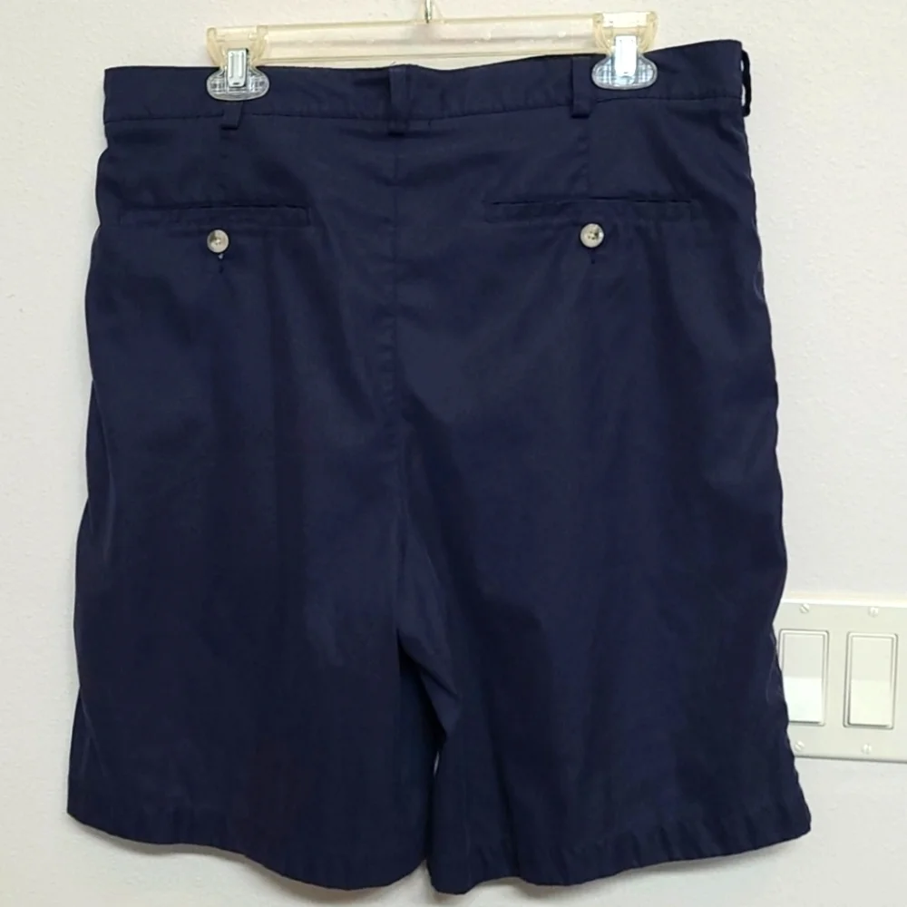 Men's Head Dark Navy Pleated Golf Shorts